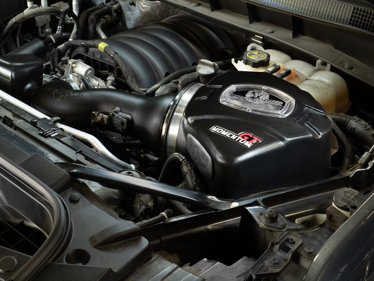 Momentum GT Cold Air Intake System w/ Pro Dry S Filter GM Trucks/SUVs 19-26 V8-6.2L aFe Power aFe Power
