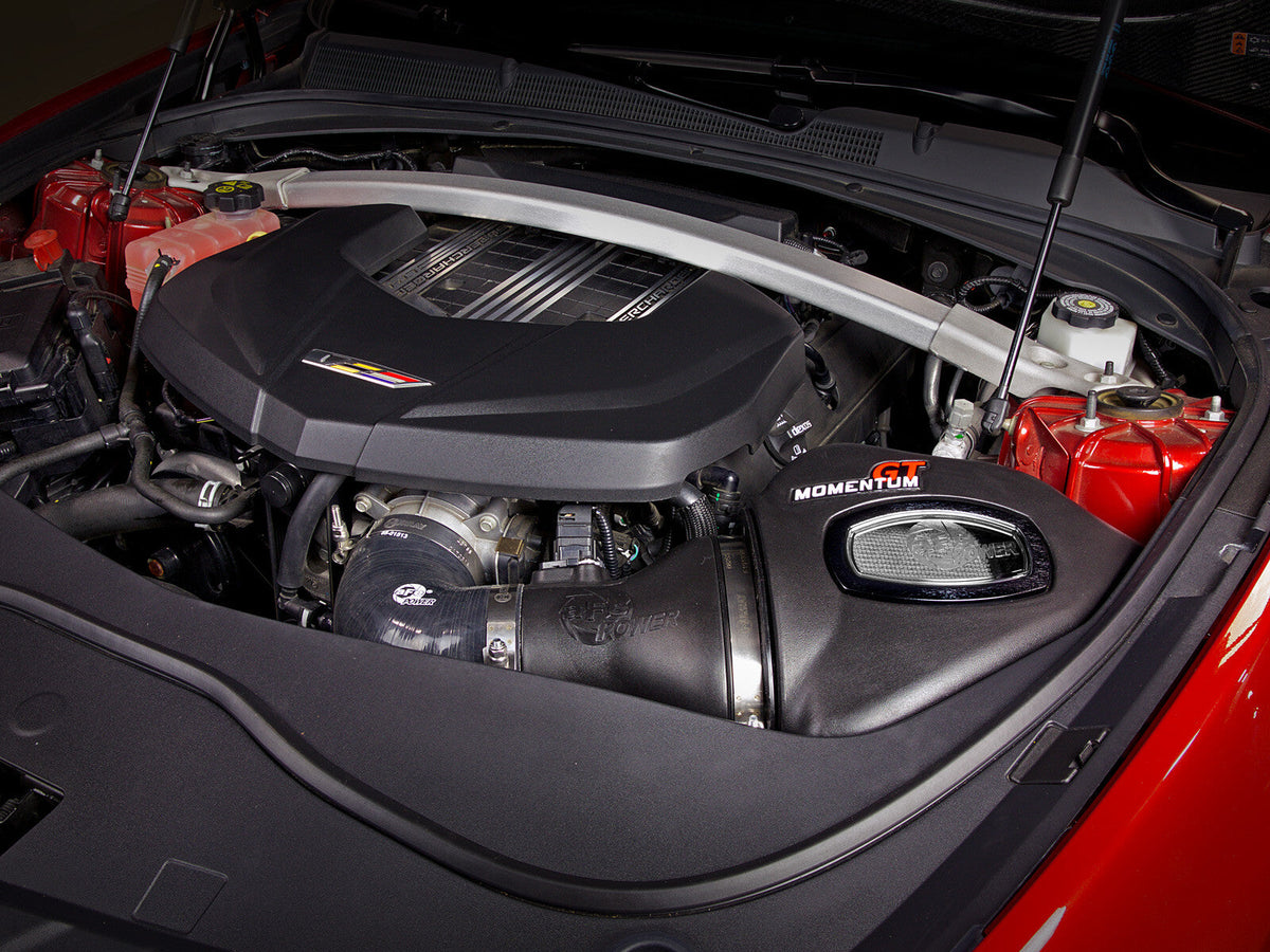 Momentum GT Cold Air Intake System w/ Pro Dry S Filter Cadillac Cts-V 16-19 V8-6.2L (sc) aFe Power aFe Power