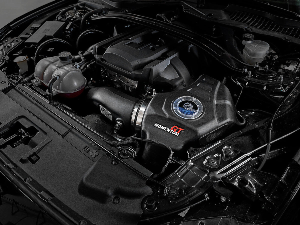 Momentum GT Cold Air Intake System w/ Pro 5R Filter Ford Mustang 18-23 L4-2.3L (t) EcoBoost aFe Power aFe Power