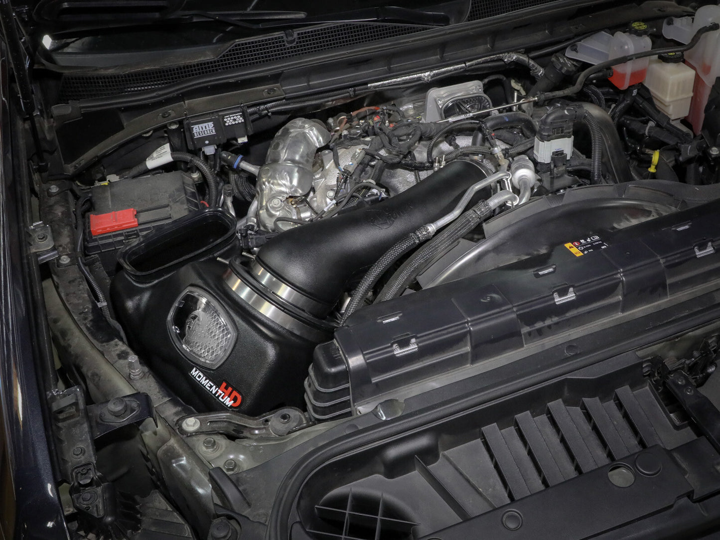 Momentum HD Cold Air Intake System w/ Pro Dry S Filter GM Diesel Trucks 20-26 V8-6.6L (td) L5P aFe Power