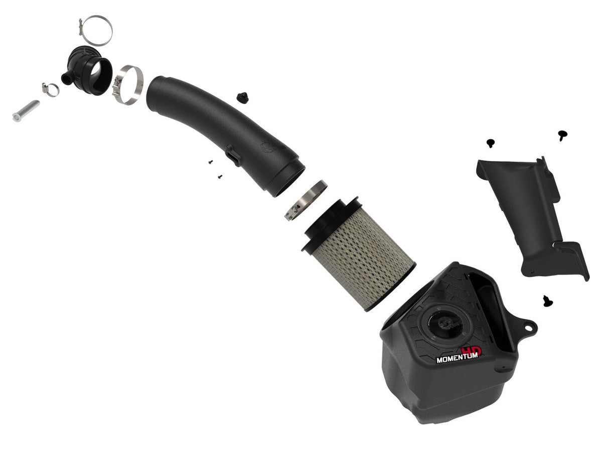 Momentum HD Cold Air Intake System w/ Pro Guard 7 Filter Jeep Wrangler (Jl)/Gladiator (Jt) 20-23 V6-3.0L (td) EcoDiesel aFe Power aFe Power