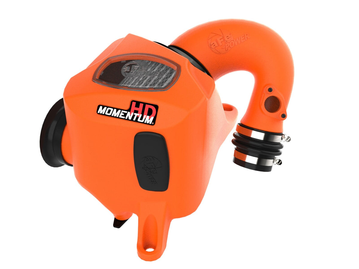 Momentum HD Cold Air Intake System Orange w/ Pro Dry S Filter Toyota Hilux 15-26 L4-2.4/2.8L (td) aFe Power aFe Power