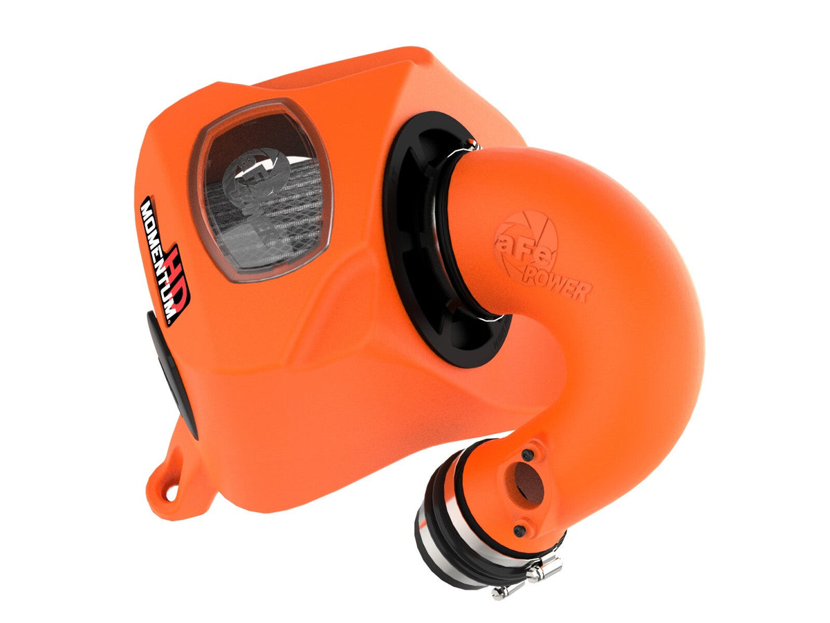 Momentum HD Cold Air Intake System Orange w/ Pro Dry S Filter Toyota Hilux 15-26 L4-2.4/2.8L (td) aFe Power aFe Power