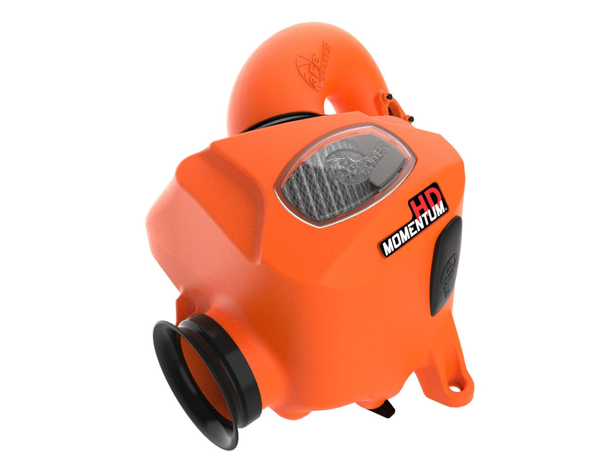 Momentum HD Cold Air Intake System Orange w/ Pro Dry S Filter Toyota Hilux 15-26 L4-2.4/2.8L (td) aFe Power aFe Power