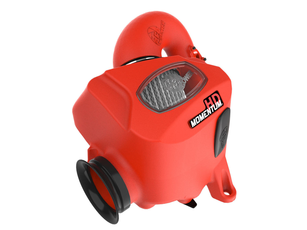 Momentum HD Cold Air Intake System Red w/ Pro Dry S Filter Toyota Hilux 15-26 L4-2.4/2.8L (td) aFe Power aFe Power
