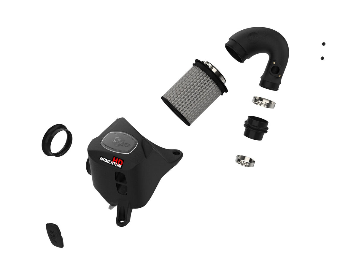 Momentum HD Cold Air Intake System w/ Pro Dry S Filter Toyota Hilux 15-26 L4-2.4/2.8L (td) aFe Power aFe Power