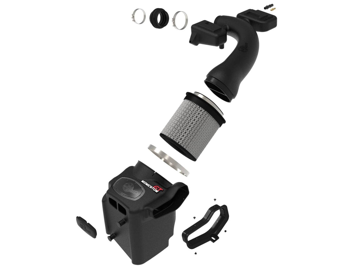 Momentum GT Cold Air Intake System w/ Pro Dry S Filter Ford F-250/F-350 20-22 V8-6.2L aFe Power aFe Power