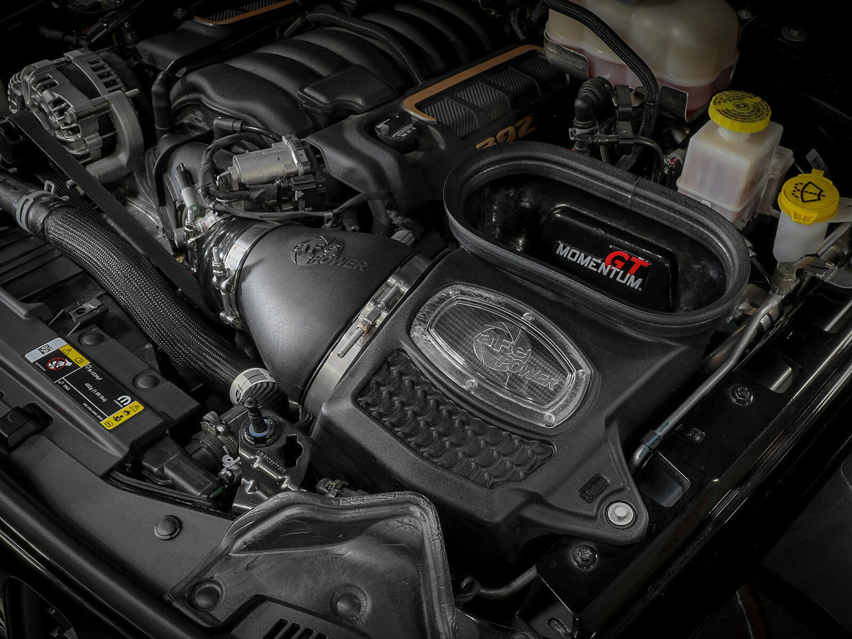 Momentum GT Cold Air Intake System w/ Pro Dry S Filter Jeep Wrangler 392 21-26 V8-6.4L aFe Power aFe Power