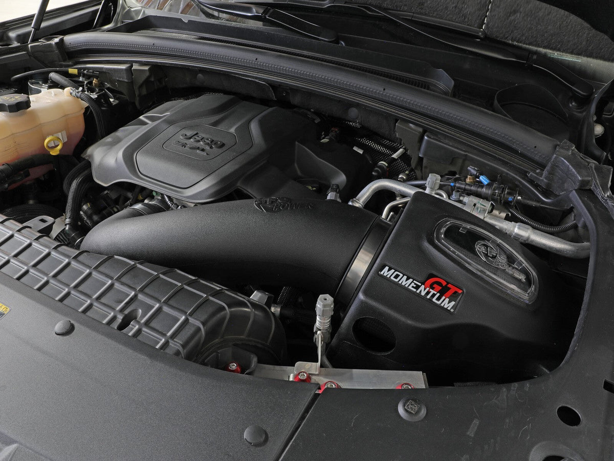 Momentum GT Cold Air Intake System w/ Pro Dry S Filter Jeep Grand Cherokee (Wl) 22-24 V8-5.7L Hemi aFe Power aFe Power