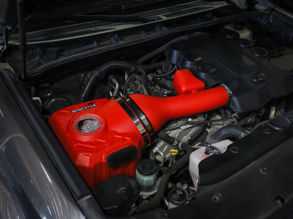 Momentum GT Cold Air Intake System Red w/ Pro Dry S Filter Toyota Fj Cruiser 07-23/4Runner 03-24 V6-4.0L aFe Power aFe Power