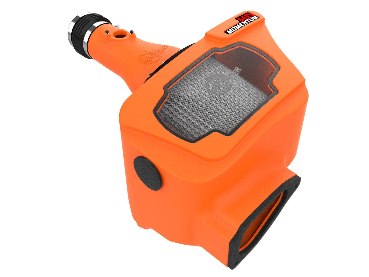 Momentum HD Cold Air Intake System Orange w/ Pro Dry S Filter Toyota Land Cruiser (J300) 22-26 V6-3.3L (td) aFe Power aFe Power