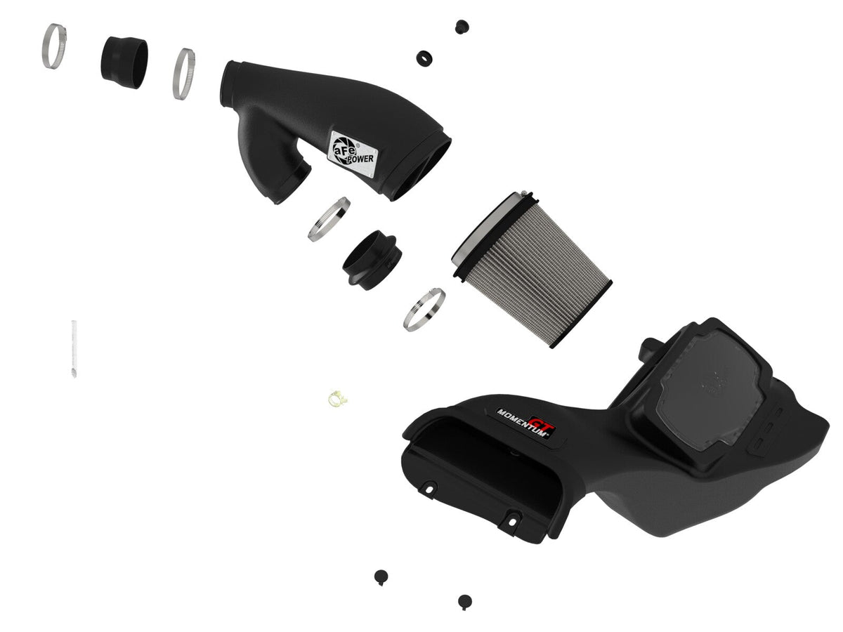 Momentum GT Cold Air Intake System w/ Pro Dry S Filter Ford F-150 21-26 V6-3.5L (tt) PowerBoost aFe Power aFe Power