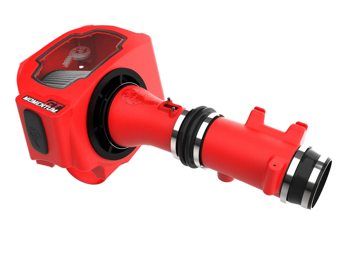 Momentum GT Cold Air Intake System Red w/ Pro Dry S Filter Ram 1500 25-26 L6-3.0L (tt) aFe Power aFe Power
