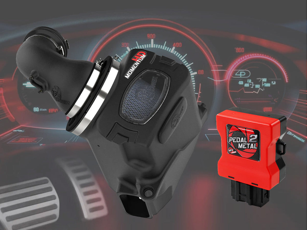 Power Pack Stage 3 - Momentum Intake + P2M Throttle Enhancer GM Trucks/SUVs 20-26 L6-3.0L (td) LM2/LZ0 aFe Power aFe Power