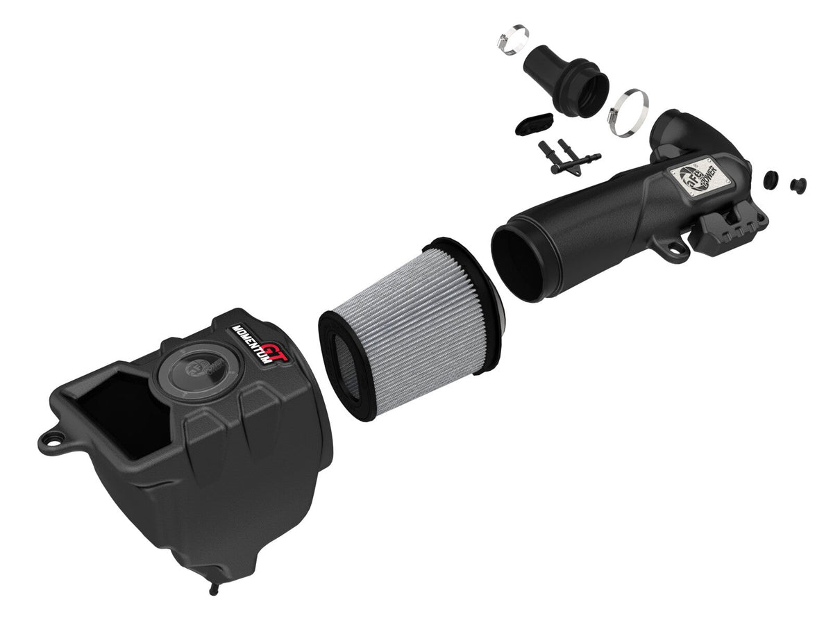 Momentum GT Cold Air Intake System w/ Pro Dry S Filter Jeep Wrangler 4xe (Jl) 24-25 L4-2.0L (t) Hybrid aFe Power aFe Power