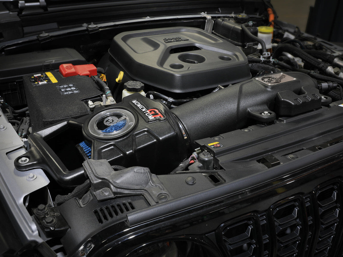 Momentum GT Cold Air Intake System w/ Pro 5R Filter Jeep Wrangler 4xe (Jl) 24-25 L4-2.0L (t) Hybrid aFe Power aFe Power