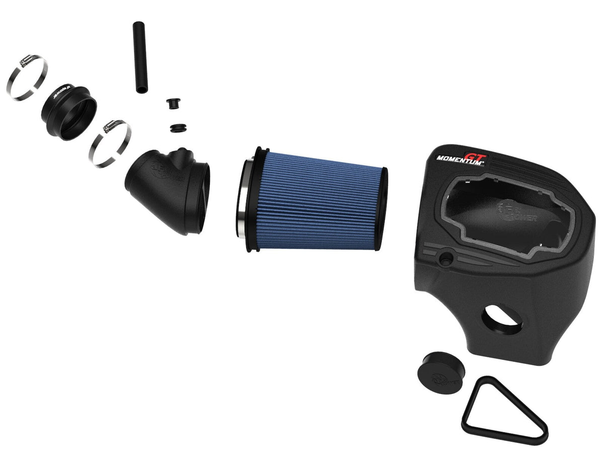 Momentum GT Cold Air Intake System w/ Pro 5R Filter Dodge Challenger 11-23 V8-6.4L w/ Shaker Hood aFe Power aFe Power