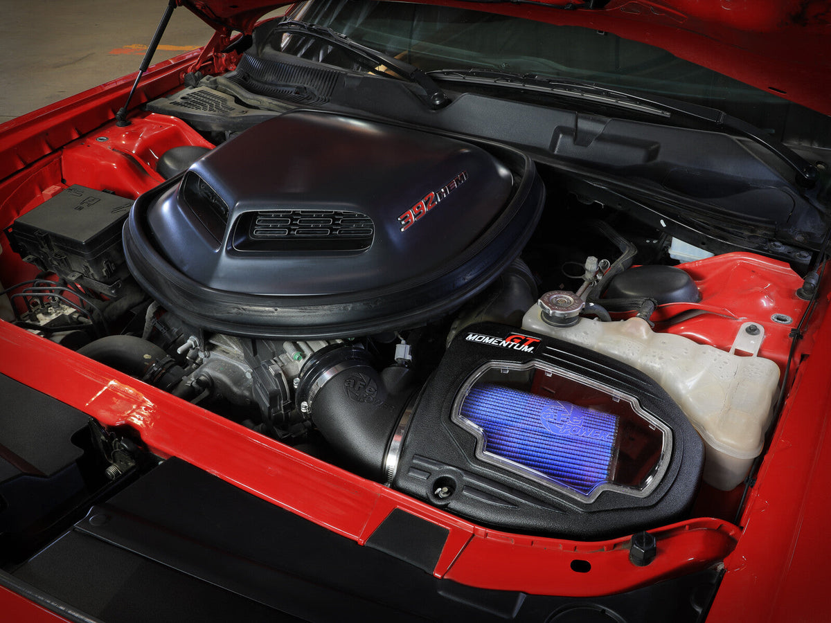 Momentum GT Cold Air Intake System w/ Pro 5R Filter Dodge Challenger 11-23 V8-6.4L w/ Shaker Hood aFe Power aFe Power