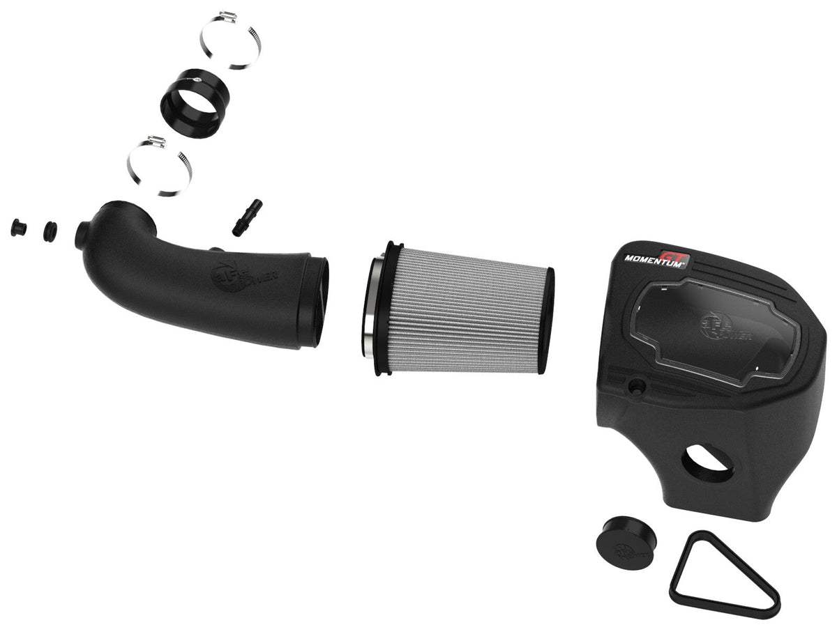 Momentum GT Cold Air Intake System w/ Pro Dry S Filter Dodge Challenger 11-23 V8-5.7L w/ Shaker Hood aFe Power aFe Power