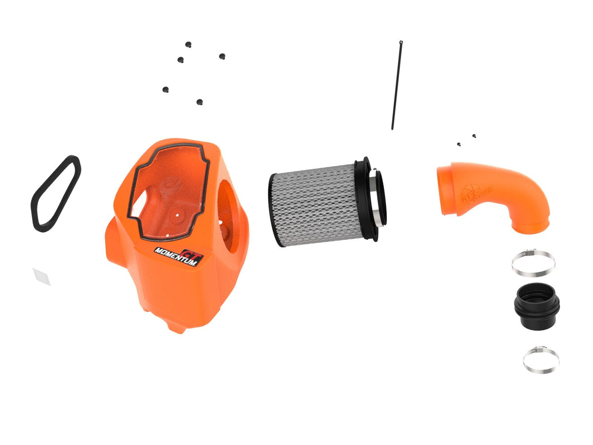 Momentum GT Cold Air Intake System Orange w/ Pro Dry S Filter Toyota Land Cruiser (J250) 24-26 L4-2.4L (t) aFe Power aFe Power