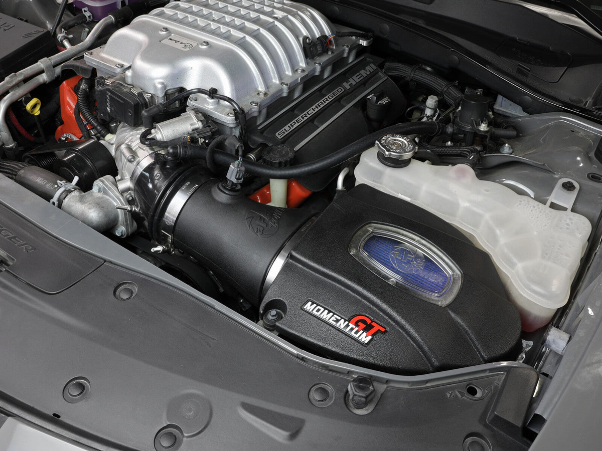 Momentum GT Cold Air Intake System w/ Pro 5R Filter Dodge Challenger/Charger SRT Hellcat 17-23 V8-6.2L (sc) Hemi aFe Power aFe Power