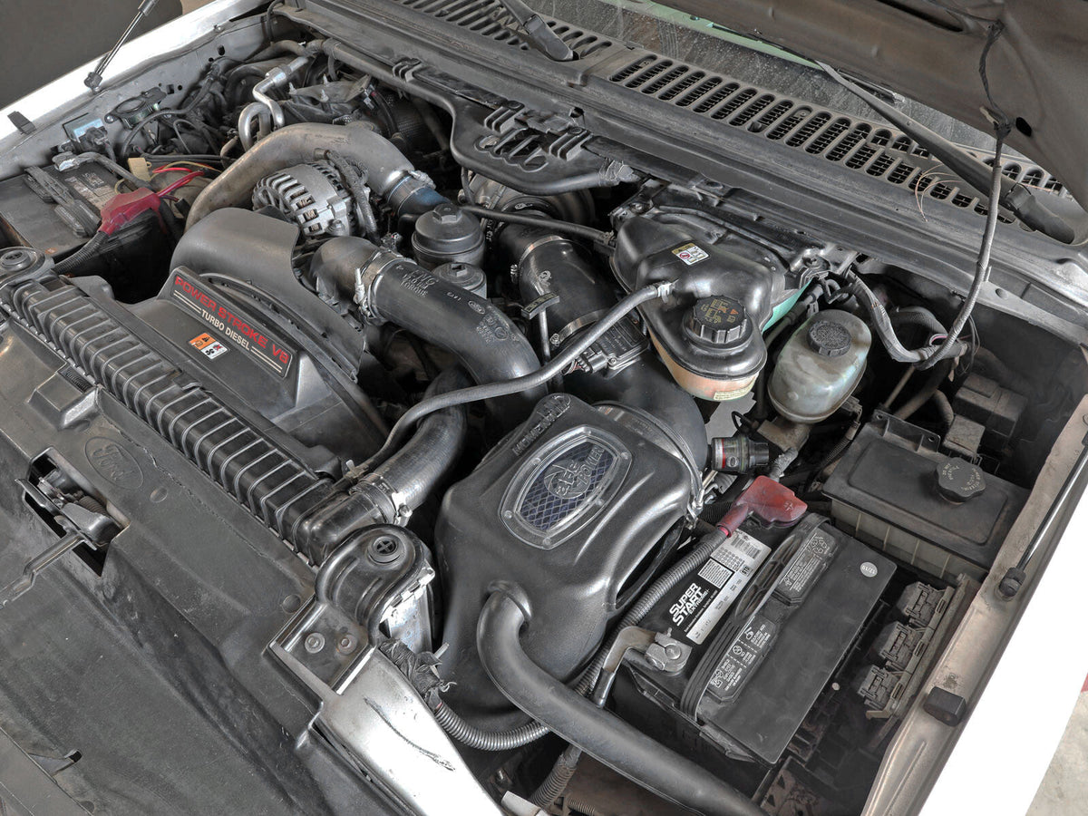 Momentum HD Cold Air Intake System w/ Pro 10R Filter Ford Diesel Trucks 03-07 V8-6.0L (td) aFe Power aFe Power
