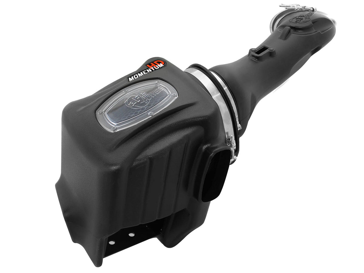 Momentum HD Cold Air Intake System w/ Pro 10R Filter Ford Diesel Trucks 11-16 V8-6.7L (td) aFe Power aFe Power