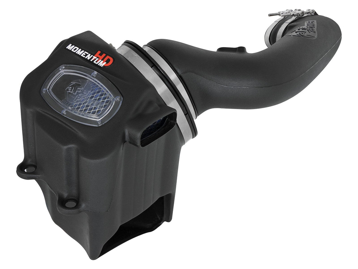 Momentum HD Cold Air Intake System w/ Pro 10R Filter Ford Diesel Trucks 17-19 V8-6.7L (td) aFe Power aFe Power