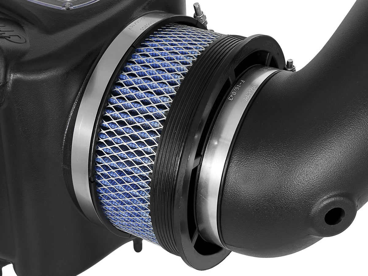 Momentum HD Cold Air Intake System w/ Pro 10R Filter GM Diesel Trucks 07.5-10 V8-6.6L (td) Lmm aFe Power aFe Power