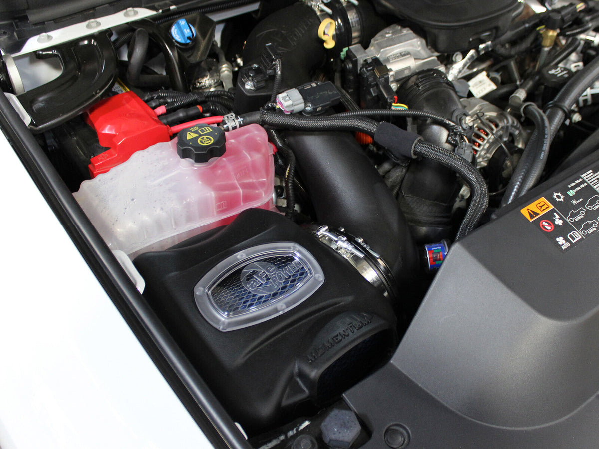 Momentum HD Cold Air Intake System w/ Pro 10R Filter GM Diesel Trucks 11-16 V8-6.6L (td) Lml aFe Power aFe Power