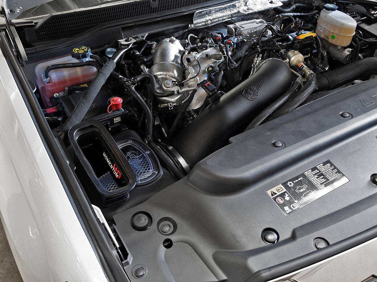 Momentum HD Cold Air Intake System w/ Pro 10R Filter GM Diesel Trucks 17-19 V8-6.6L (td) L5P aFe Power aFe Power