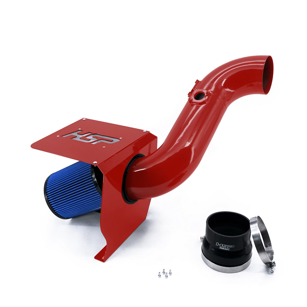 2013-2016 Chevrolet / GMC Cold Air Intake Flag Red HSP Diesel