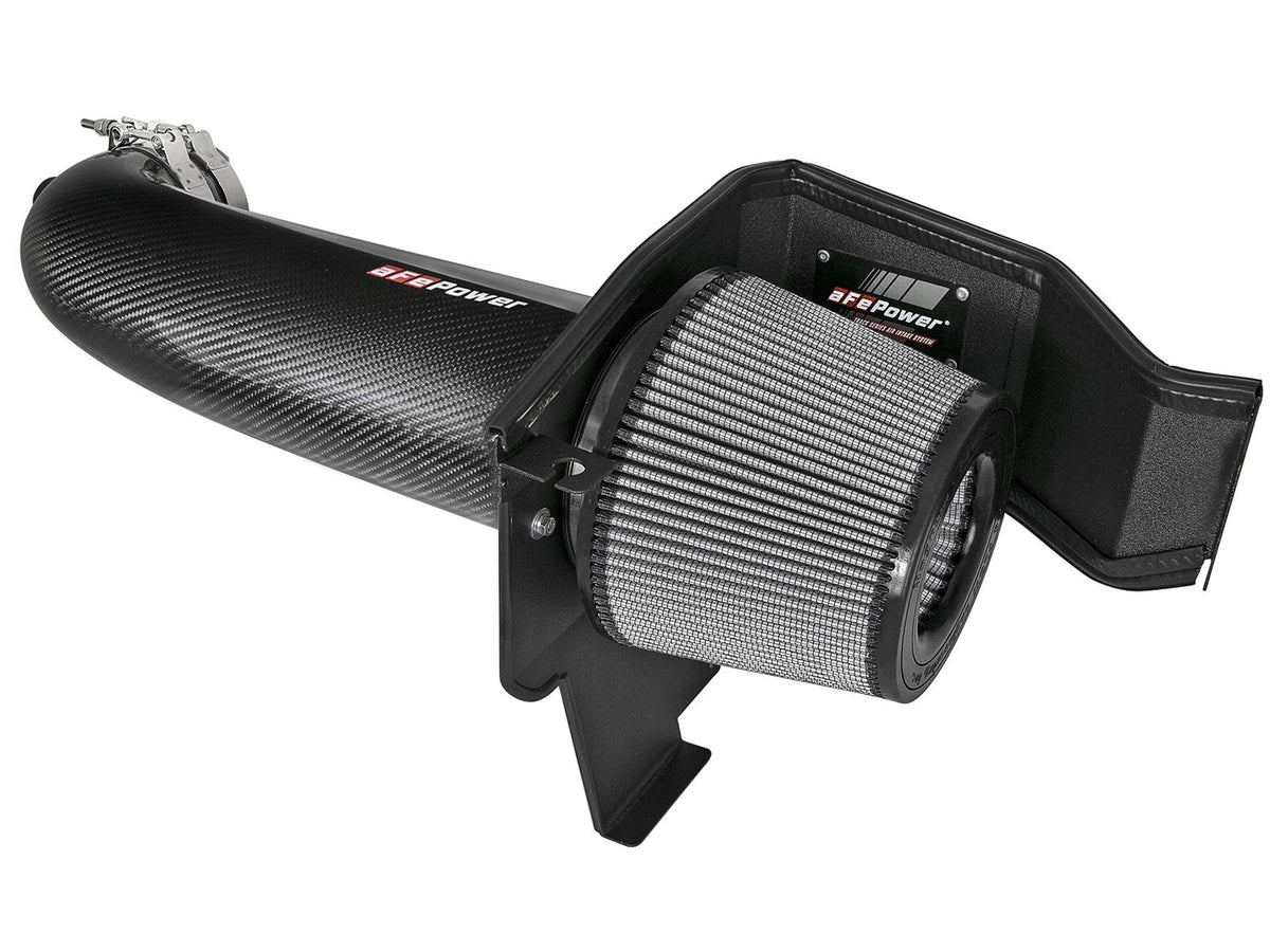 Track Series Carbon Fiber Intake System w/ Pro Dry S Filter Dodge Challenger/Charger/Chrysler 300C 11-23 V8-5.7L Hemi aFe Power aFe Power