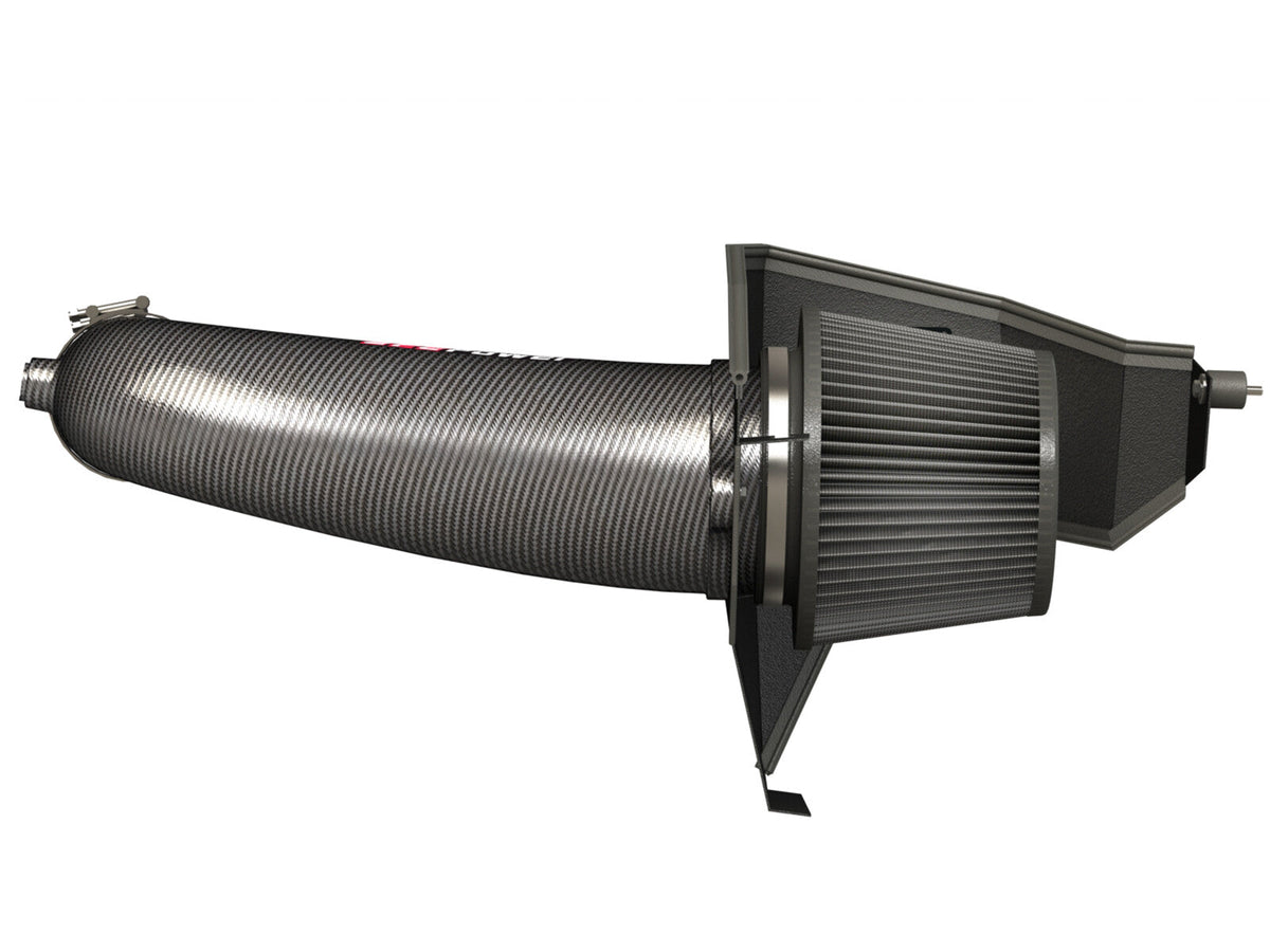 Track Series Carbon Fiber Intake System w/ Pro Dry S Filter Dodge Challenger/Charger/Chrysler 300C 11-23 V8-5.7L Hemi aFe Power aFe Power