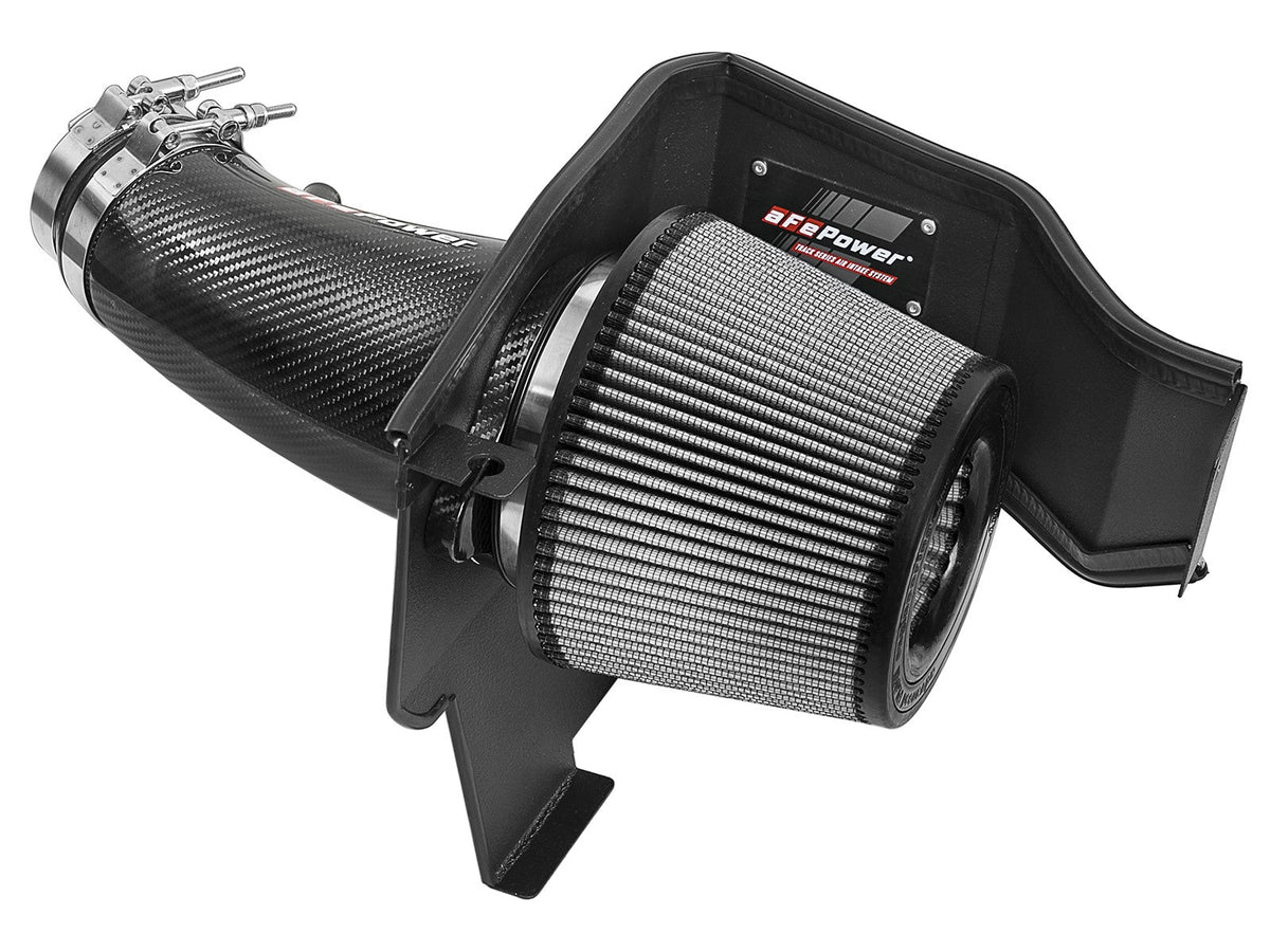 Track Series Carbon Fiber Intake System w/ Pro Dry S Filter Dodge Challenger/Charger/ Chrysler 300 SRT8/SRT 11-23 V8-6.4L Hemi aFe Power aFe Power