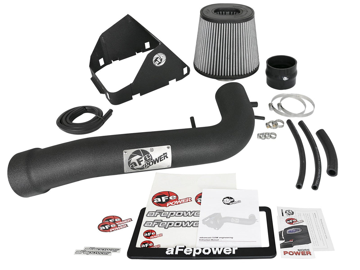 Rapid Induction Cold Air Intake System w/ Pro Dry S Filter Ford Super Duty 17-19 V8-6.2L aFe Power aFe Power