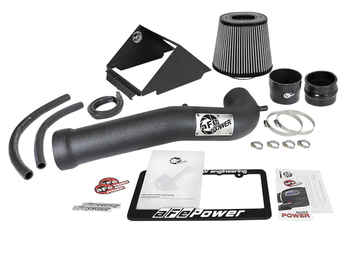 Rapid Induction Cold Air Intake System w/ Pro Dry S Filter GM Silverado/Sierra 1500 14-19/Tahoe/Suburban/Yukon/XL/Escalade 15-20 V8-5.3L/6.2L aFe Power aFe Power
