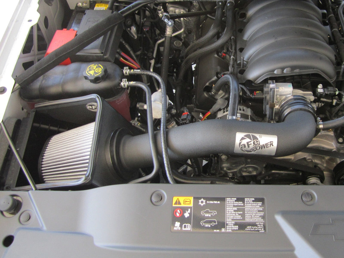Rapid Induction Cold Air Intake System w/ Pro Dry S Filter GM Silverado/Sierra 1500 14-19/Tahoe/Suburban/Yukon/XL/Escalade 15-20 V8-5.3L/6.2L aFe Power aFe Power