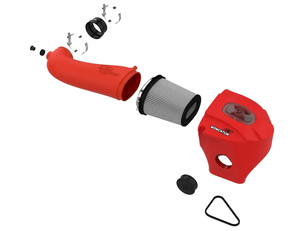 Momentum GT Red Edition Cold Air Intake System w/ Pro DRY S Filter aFe Power