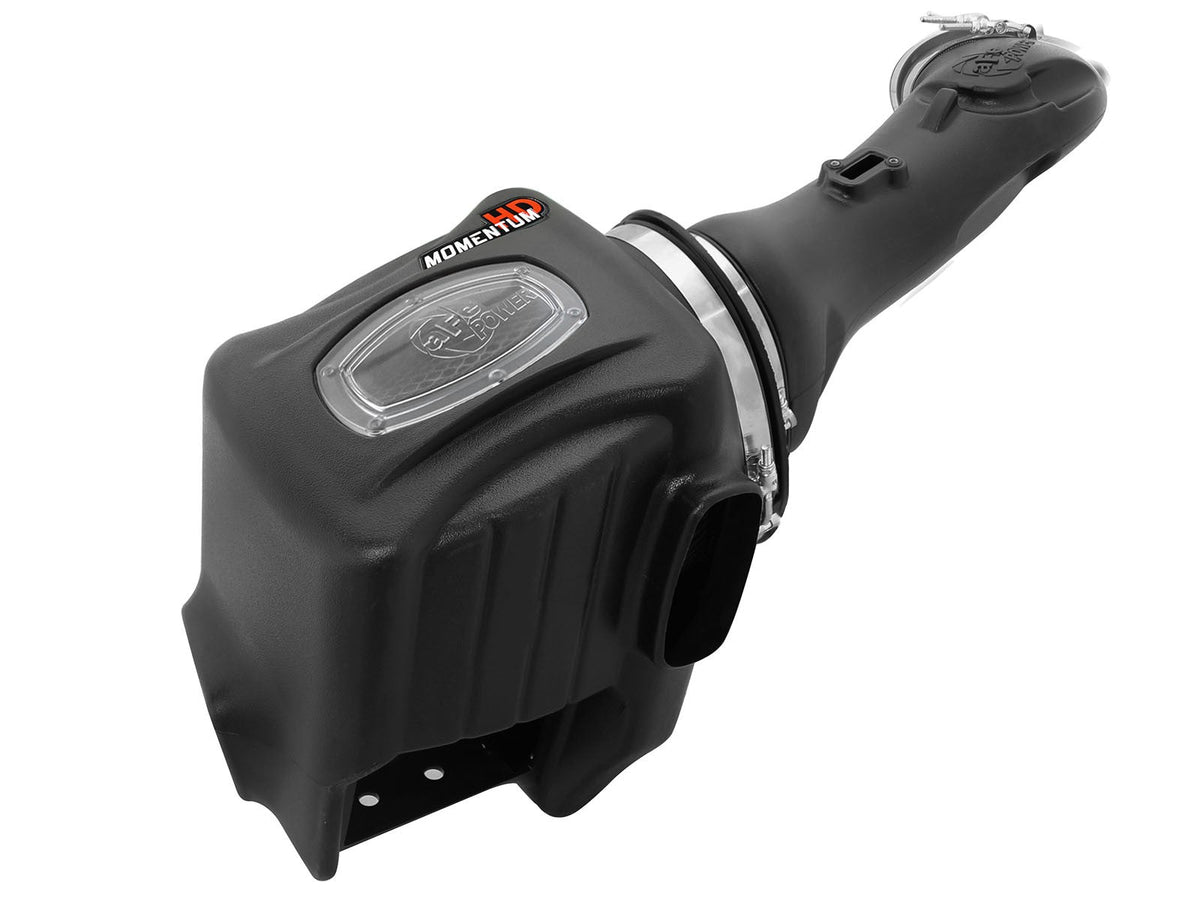 Momentum HD Cold Air Intake System w/ Pro Dry S Filter Ford Diesel Trucks 11-16 V8-6.7L (td) aFe Power aFe Power
