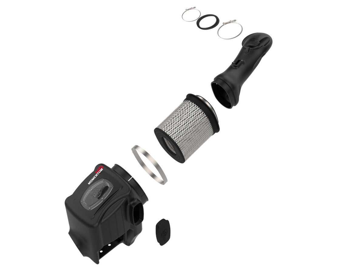 Momentum HD Cold Air Intake System w/ Pro Dry S Filter Ford Diesel Trucks 11-16 V8-6.7L (td) aFe Power aFe Power