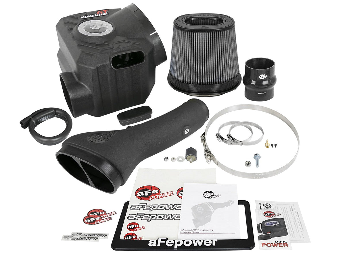 Momentum GT Cold Air Intake System w/ Pro Dry S Filter Toyota Fj Cruiser 10-14/4Runner 10-24 V6-4.0L w/ Magnuson Supercharger aFe Power aFe Power