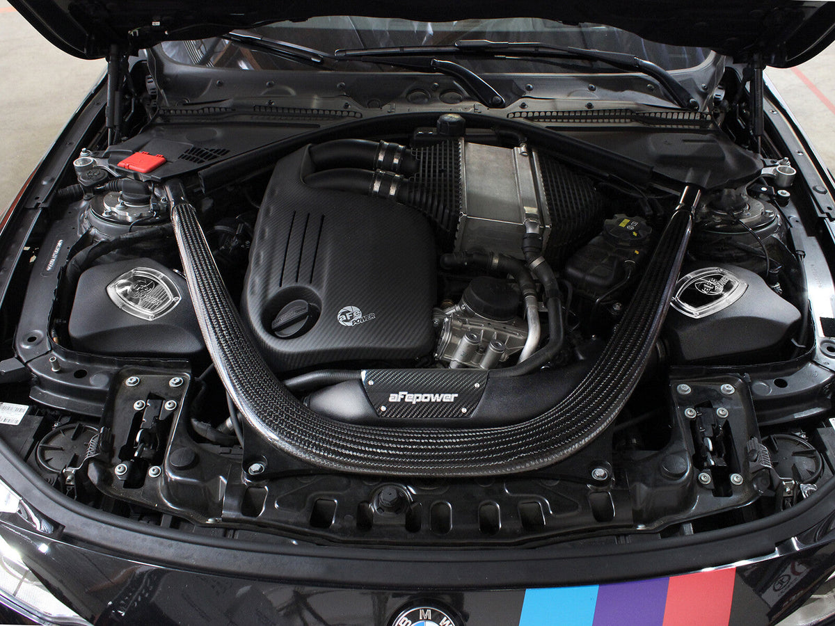 Momentum Cold Air Intake System w/ Pro Dry S Filter BMW M2 Competition (F87) 19-21/M3/M4 (F80/82/83) 15-20 L6-3.0L (tt) S55 aFe Power aFe Power