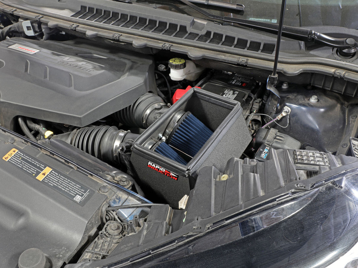 Rapid Induction Cold Air Intake System w/ Pro 5R Filter Ford Edge St 19-24 V6-2.7L (tt) aFe Power aFe Power