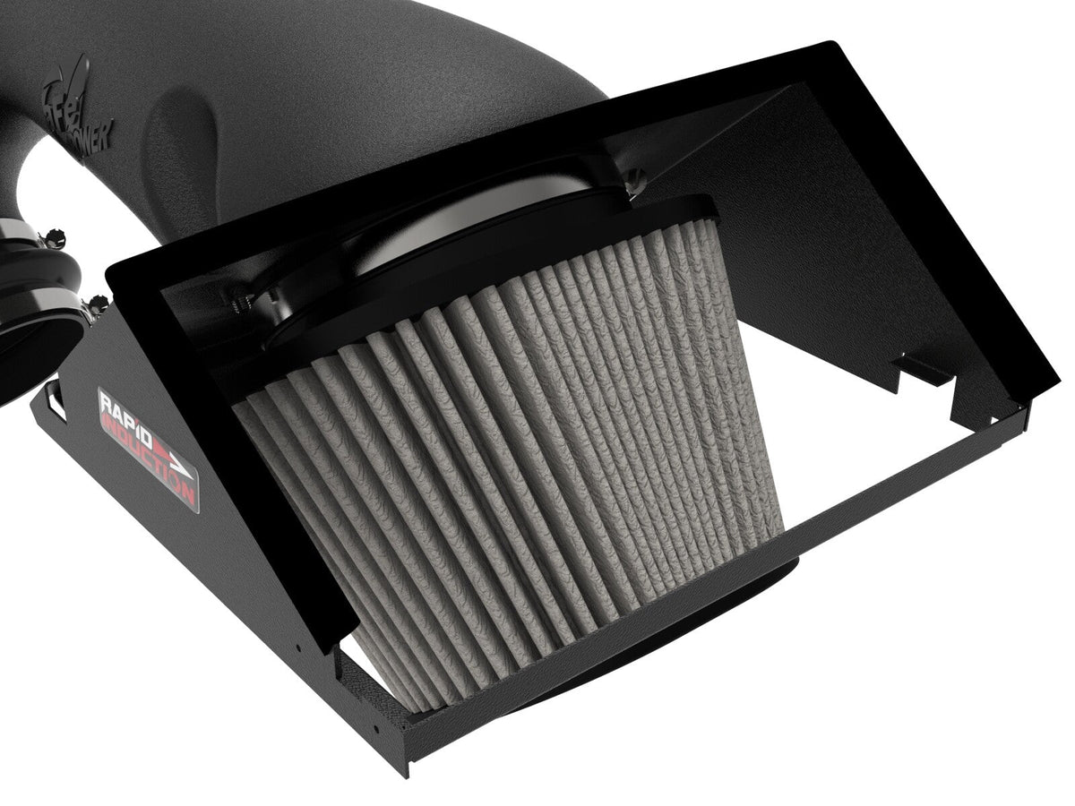 Rapid Induction Cold Air Intake System w/ Pro Dry S Filter Ford F-150 21-26 V6-3.5L (tt) aFe Power aFe Power