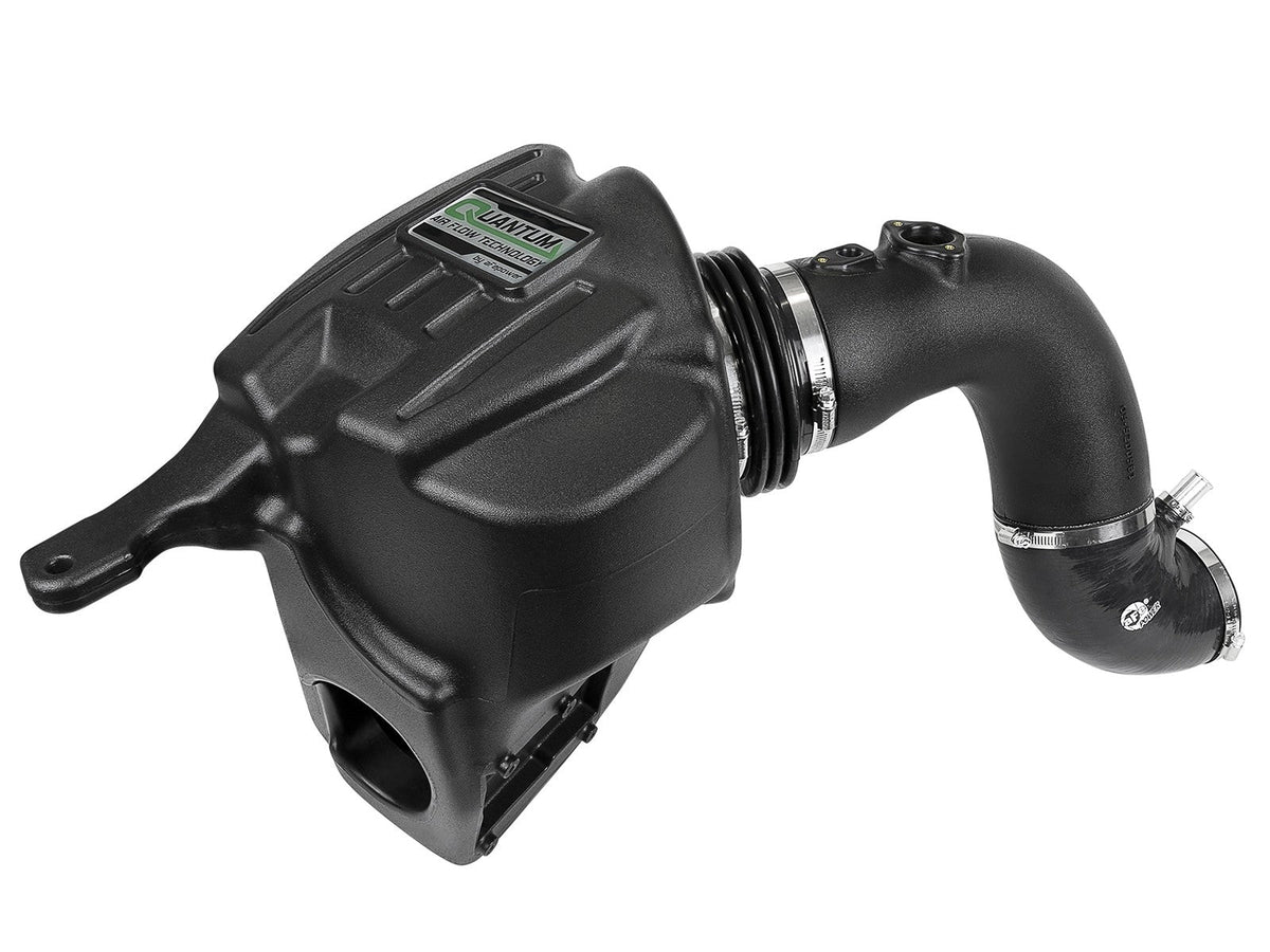 Quantum Cold Air Intake System w/ Pro Dry S Filter Dodge Ram Diesel Trucks 13-18 L6-6.7L (td) aFe Power aFe Power