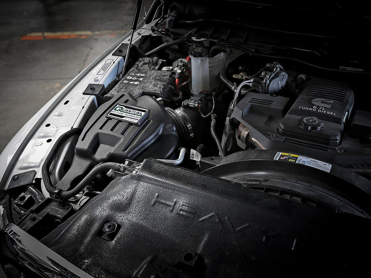 Quantum Cold Air Intake System w/ Pro 5R Filter Dodge Ram Diesel Trucks 13-18 L6-6.7L (td) aFe Power aFe Power