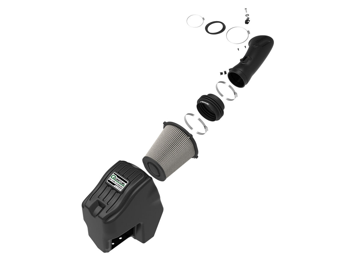 Quantum Cold Air Intake System w/ Pro Dry S Filter Ford Diesel Trucks 11-16 V8-6.7L (td) aFe Power aFe Power