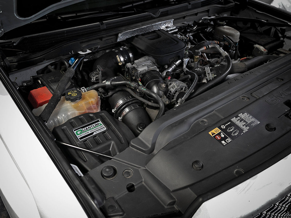 Quantum Cold Air Intake System w/ Pro Dry S Filter GM Diesel Trucks 11-16 V8-6.6L (td) Lml aFe Power aFe Power