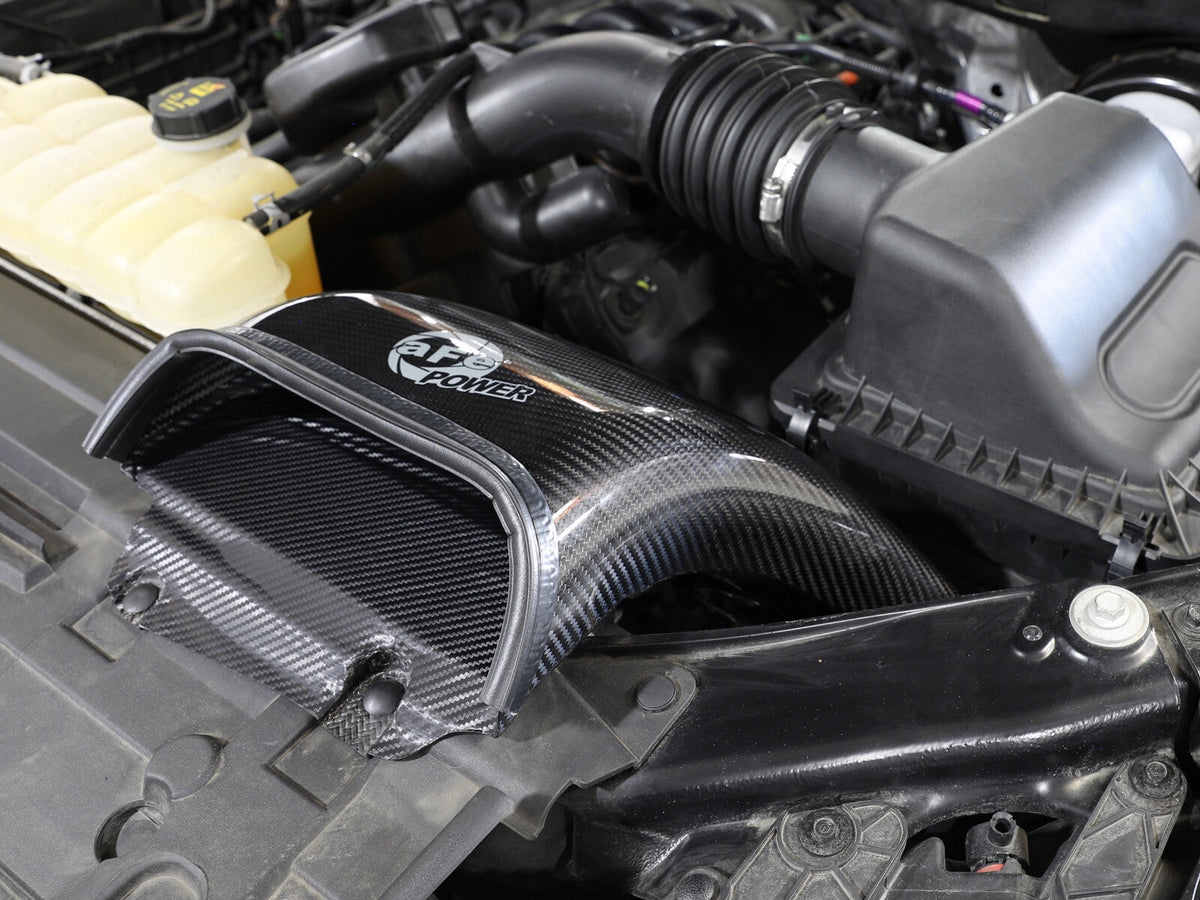Dynamic Air Scoop D.A.S. Carbon Fiber Ford F-150/Raptor 15-20 V6-2.7L (tt)/V6-3.5L (tt)/V8-5.0L aFe Power aFe Power